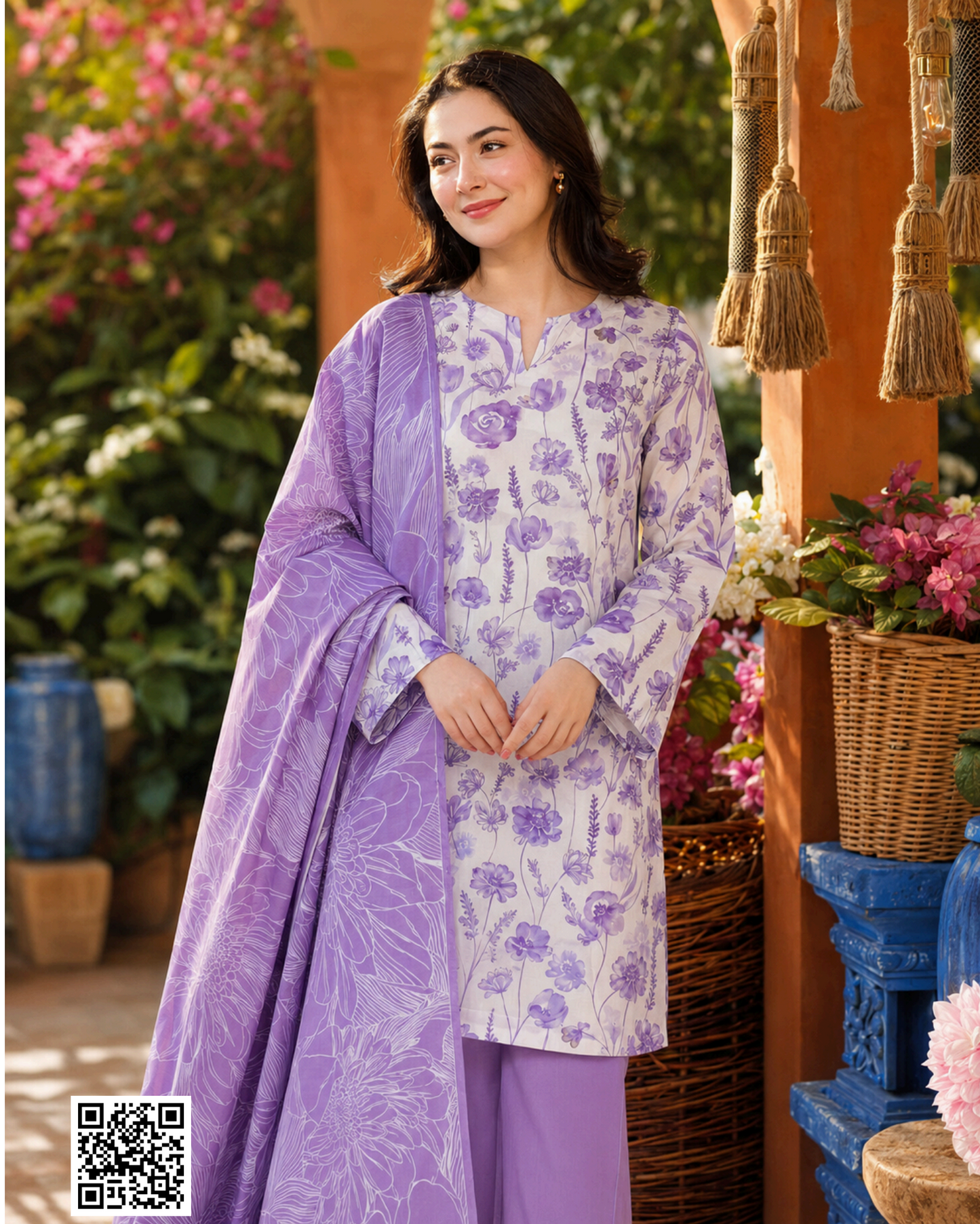 ZAMAN PRINTED UNSTITCHED 3PCS COLLECTION