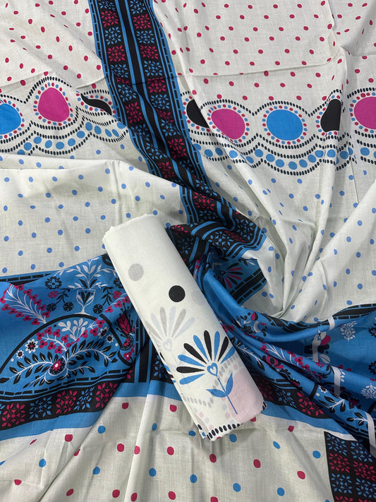 SAPPHIRE D-14 (S+T) 2 PCS UNSTITCHED CORD SET