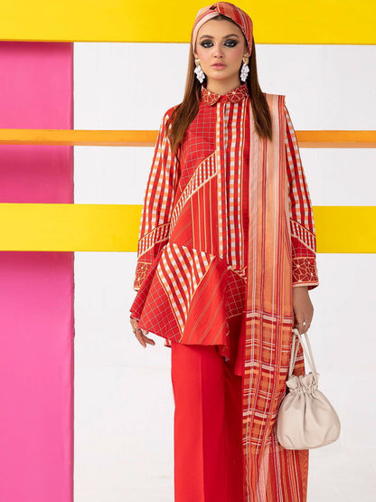 Gul Ahmed Printed Lawn Unstitched 3Pc Suit CL-42147 👌🔥✨