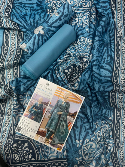SAWERA-E-SAHIL Printed Lawn Collection D-06