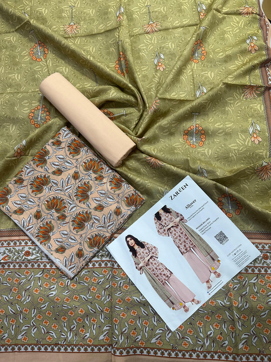 ZAREEN 3pcs Allover Unstitched Collection