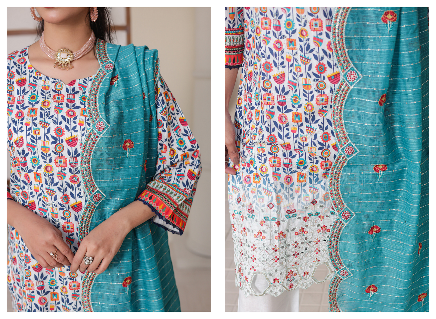 🌸 🌹 MTF – ROSE & VOGUE ✨ Digital Printed Doria Embroidered Laserkari Cotton 2025
Collection ✨