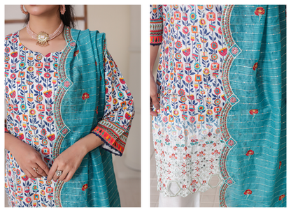 🌸 🌹 MTF – ROSE & VOGUE ✨ Digital Printed Doria Embroidered Laserkari Cotton 2025
Collection ✨