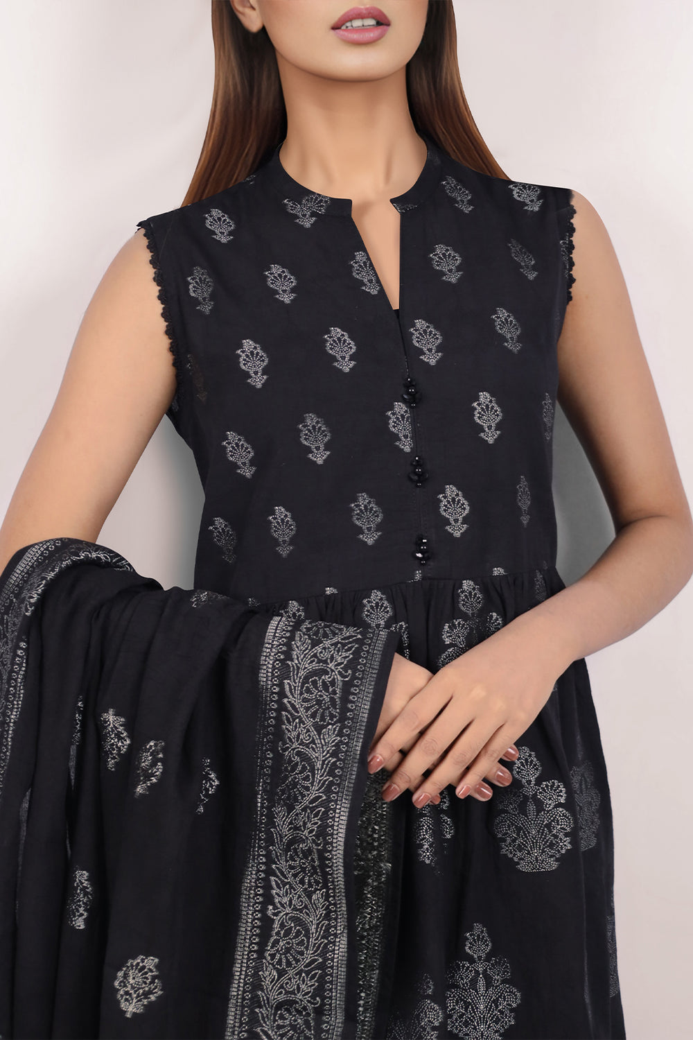 Saya Unstitched Jacquard 100% Original Cotton 3 PCs Suit In WHOLESALE PRICE 💯✨