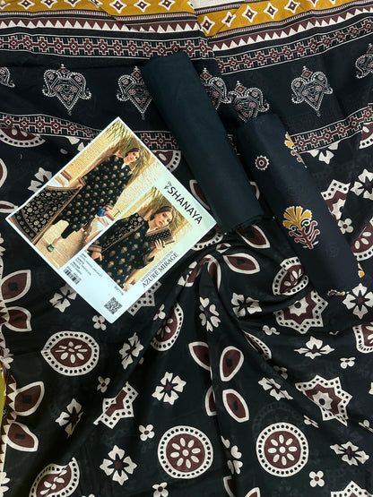 SHANAYA – AZURE MIRAGE 3PC UNSTITCHED COLLECTION