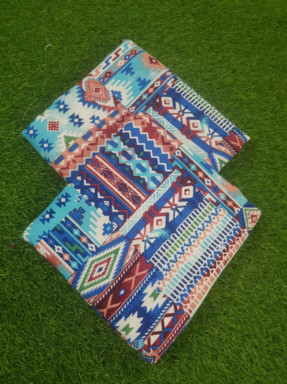 Unstitched Printed Linen 2 Piece Stock Available ❤️