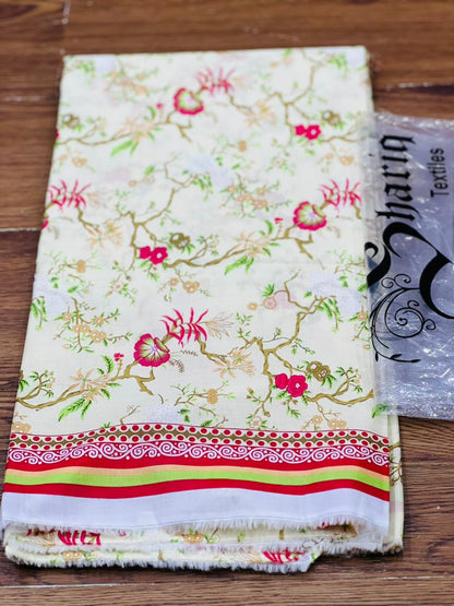 🌿 Shariq  Textile Pure Lawn 🌿All Over 2 Piece Printed Lawn 100% Original 🥺💞