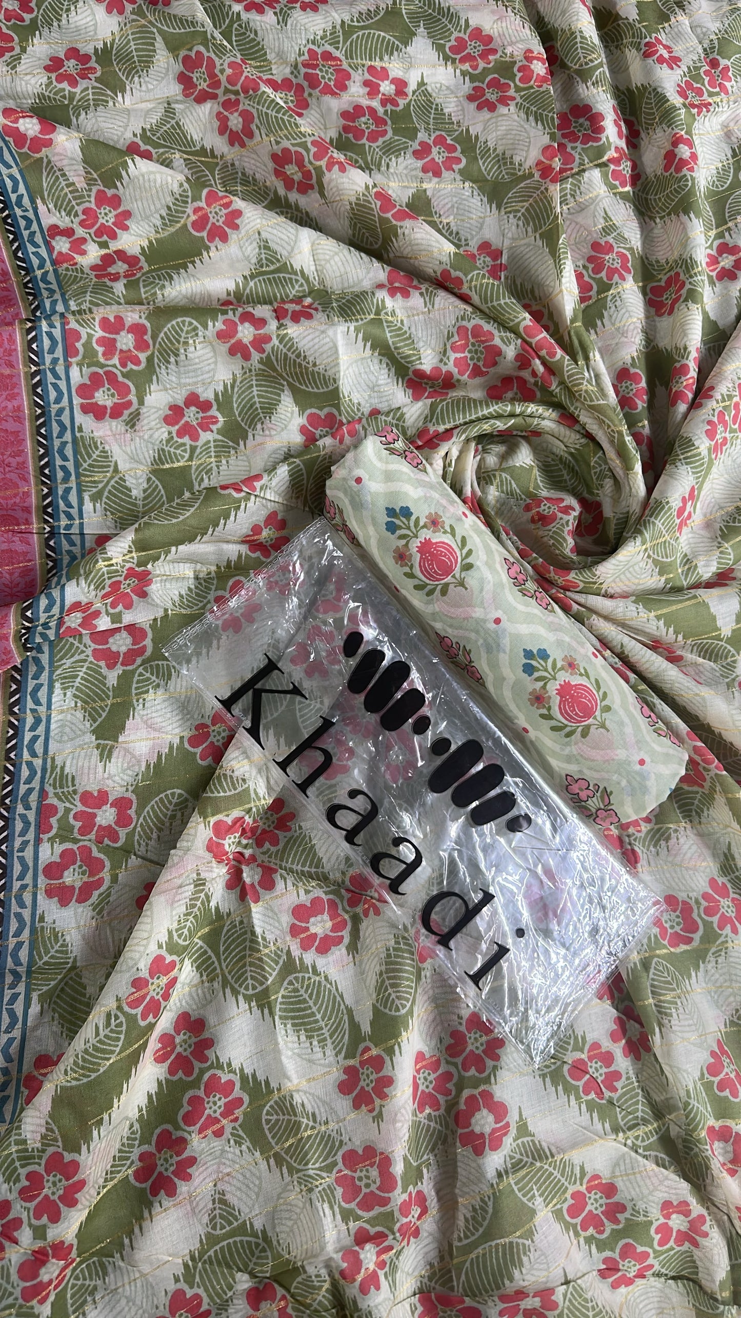 Khaadi Beige-Pink 2PCS S+D