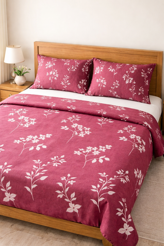 SALONIKA PURE COTTON BEDSHEETS Most Demanding Collection Full Printed King Size Bedsheets