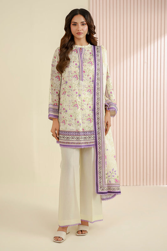 Zellbury (D.C:- WUS26X31015) Unstitched 3pcs Lawn Collection