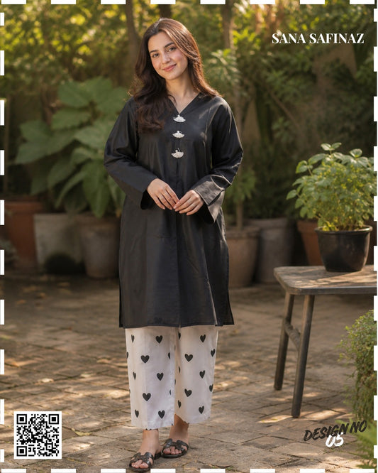 Sanasafinaz Stitched Cordset 2PCs Cotton (S+T) Collection