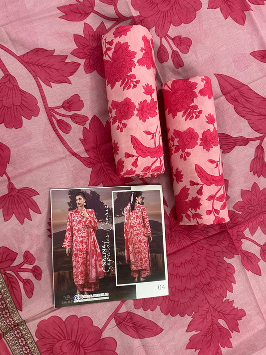 ✨🌿 SALINA SEPARATES – DIGITAL PRINTED LAWN COLLECTION 🌿✨ Design #4
Vol 1 – 2026 | By Regalia Textile