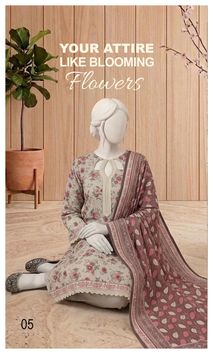 SAWERA – RANG-E-BAHAR (Vol-3) 3-PIECE UNSTITCHED COLLECTION