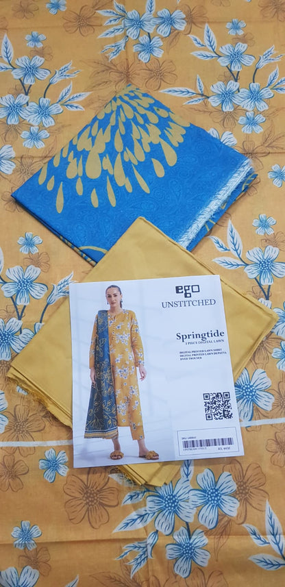 Ego Printed Unstitched 3P