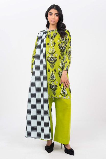 Alkaram Digital Printed Lawn 3 Piece 😉🧡