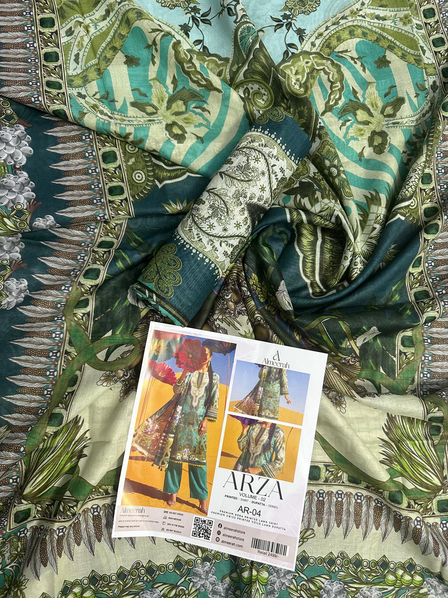 Almeerah ARZA – PRINTED 2PC Premium Lawn Collection