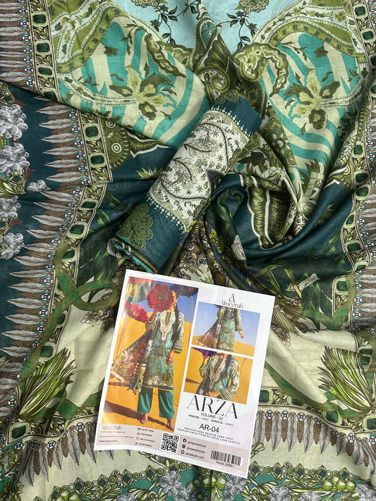 Almeerah ARZA – PRINTED 2PC Premium Lawn Collection