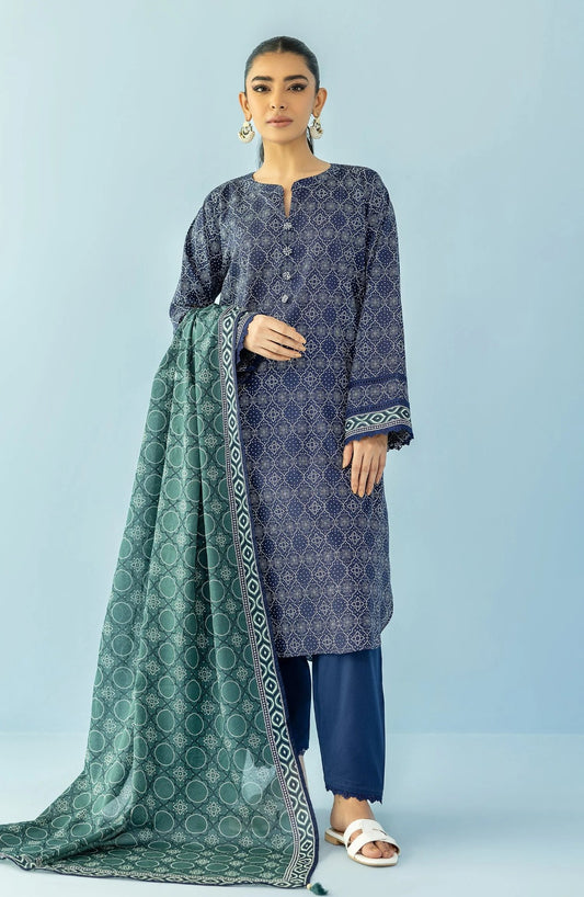 Orient Unstitched Lawn 3 Piece Collection D.C:- OTL-24-065