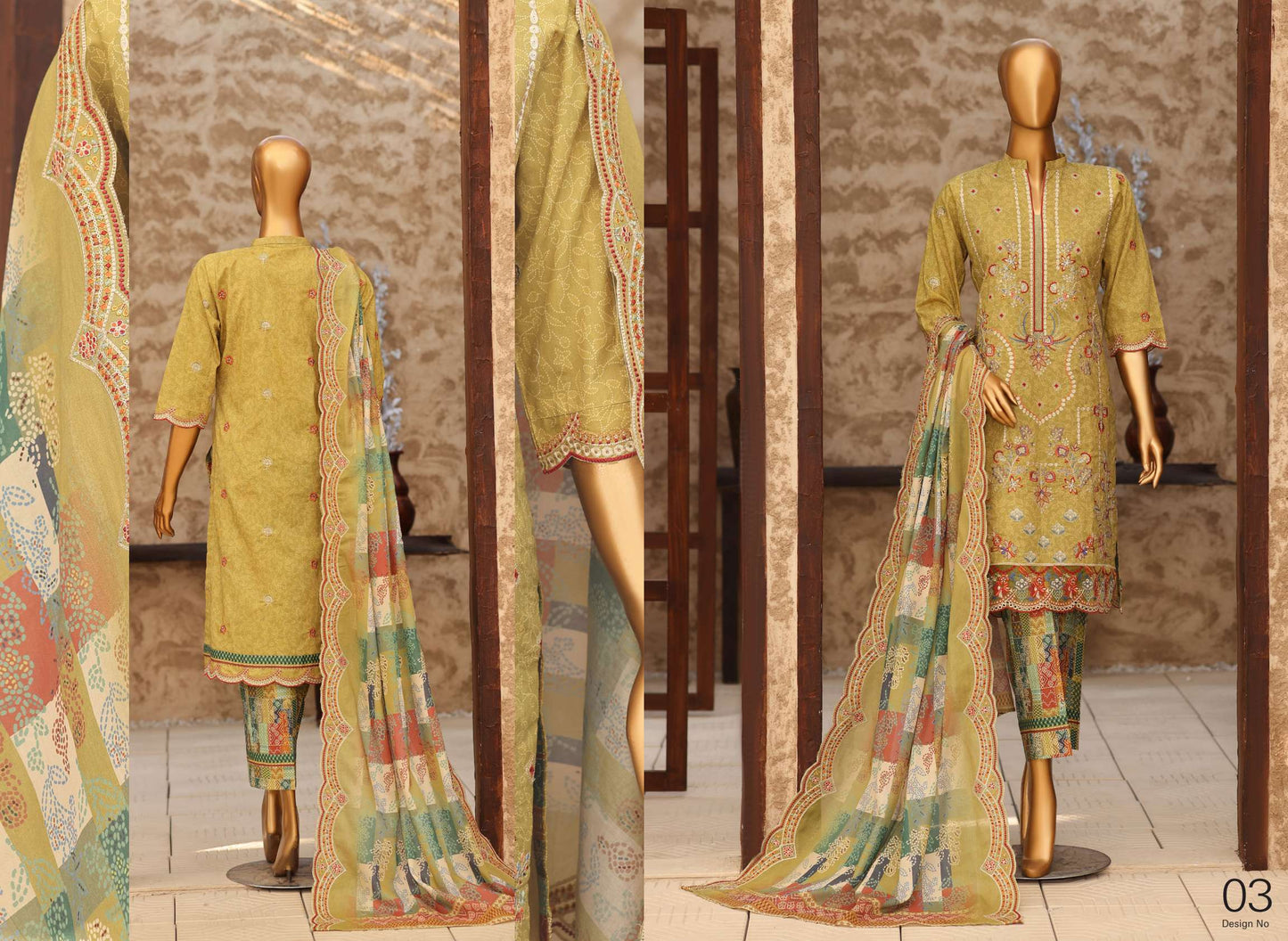 🌸 🌹 MTF – KASHNI ✨ Digital Printed Heavy Embroidered Lawn  2026
Collection ✨