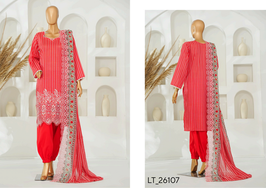 🌟🌿NISHAT LASERKARI – Embroidered Luxury Collection 2026🌿🌟
✨ Buy Lucky Textile Alert ✨ Design#LT_26107