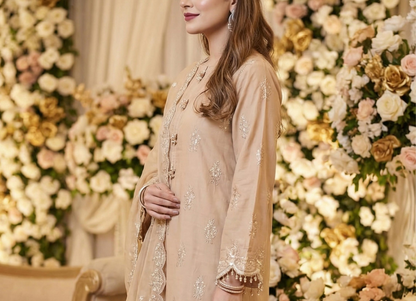 LUXURY PREMIUM Laser Embroidered Lawn Unstitched Collection 2026 Design# SSW6U3P271UT