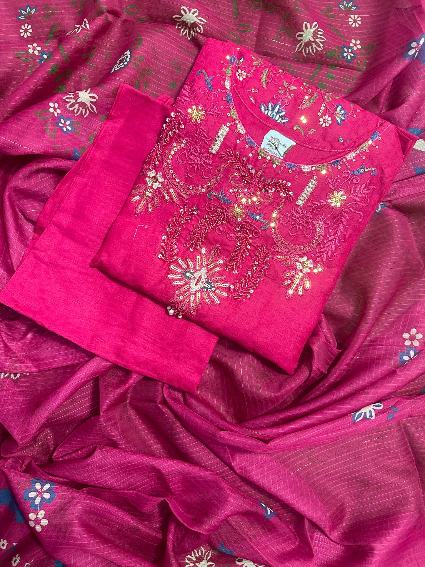 BQ EMBROIDERY STITCHED 3PCS RANDOMLY ANY COLOR/ ANY DESIGN