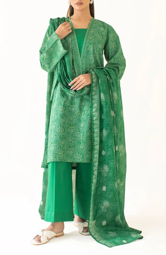 Orient Unstitched Lawn 3 Piece Collection D.C:- OTL-24-327
