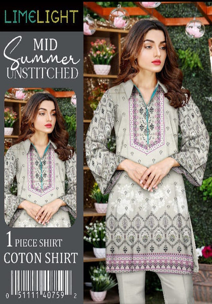 SHIRT PIECE KURTI LAWN COTTON