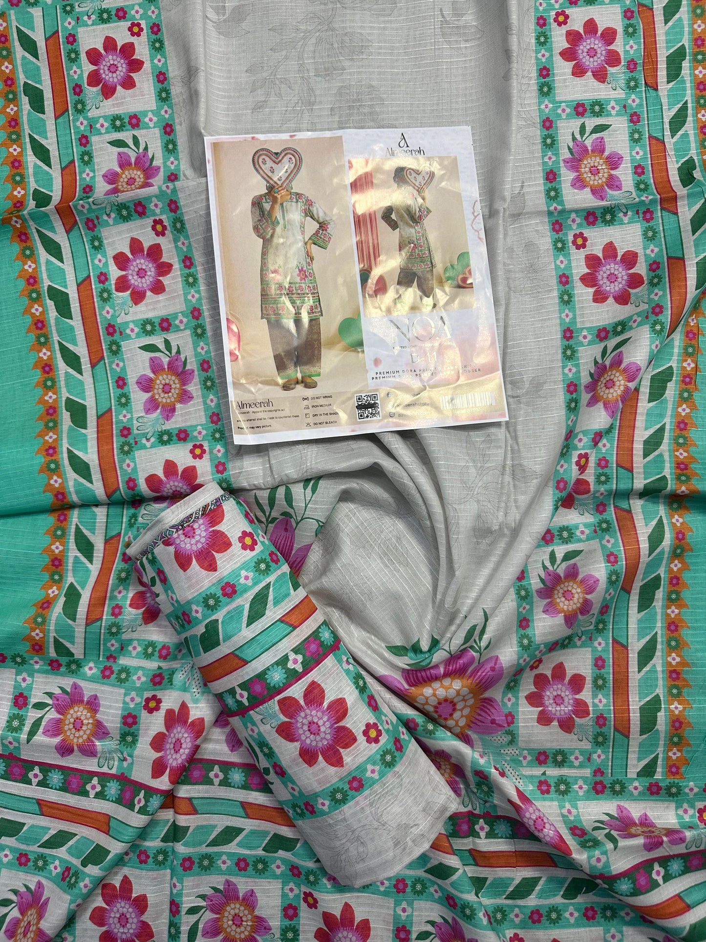 Almeerah - NOA 2 Pcs Unstitched collection Design No 11