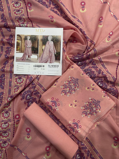 MTJ Original(WSDTS-PR-5218) Printed Lawn Unstitched Collection – Summer 2026