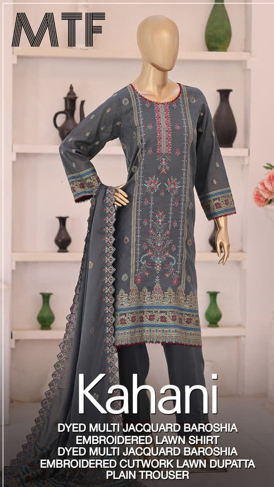 MTF KAHANI Unstitched COLLECTION  Design #5