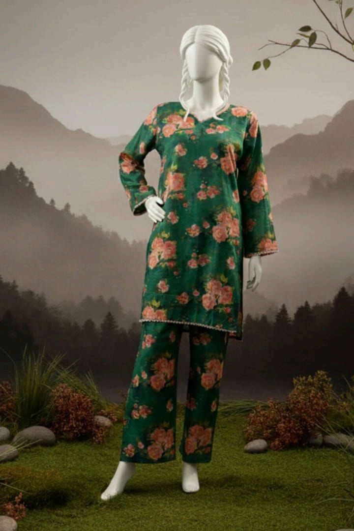 ALMEERAH  Stitched Lawn Cords Set 🔥 – Elegant, Comfortable & Ready to Wear.