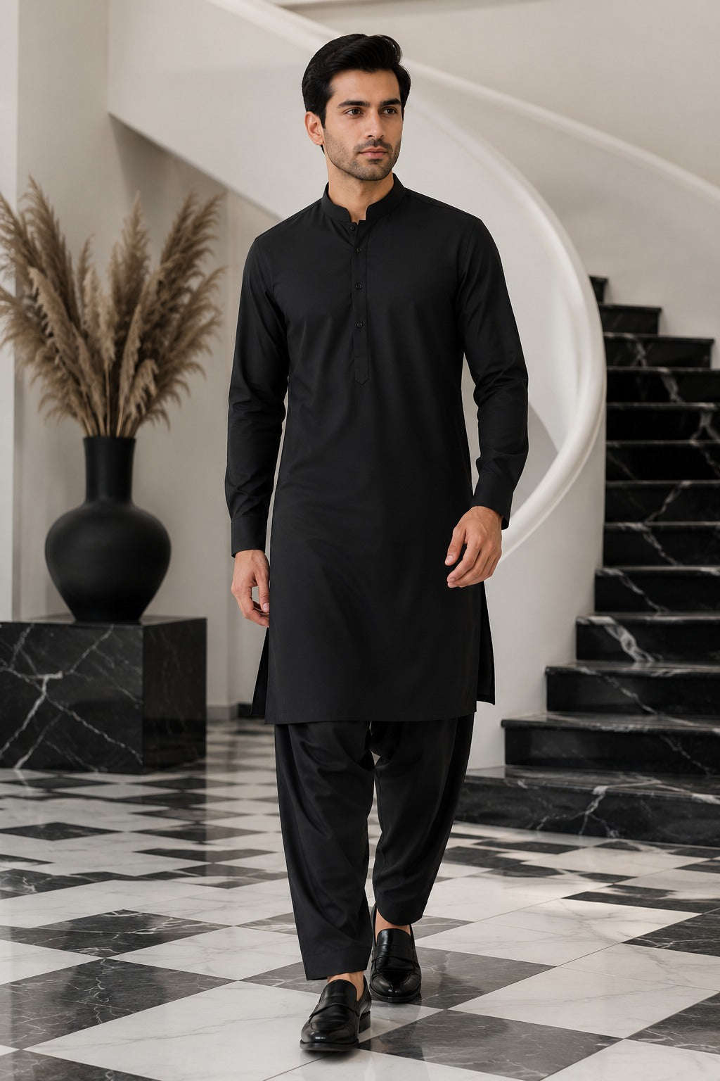 BRONZ BLACK MEN'S WASH & WEAR COLLECTION