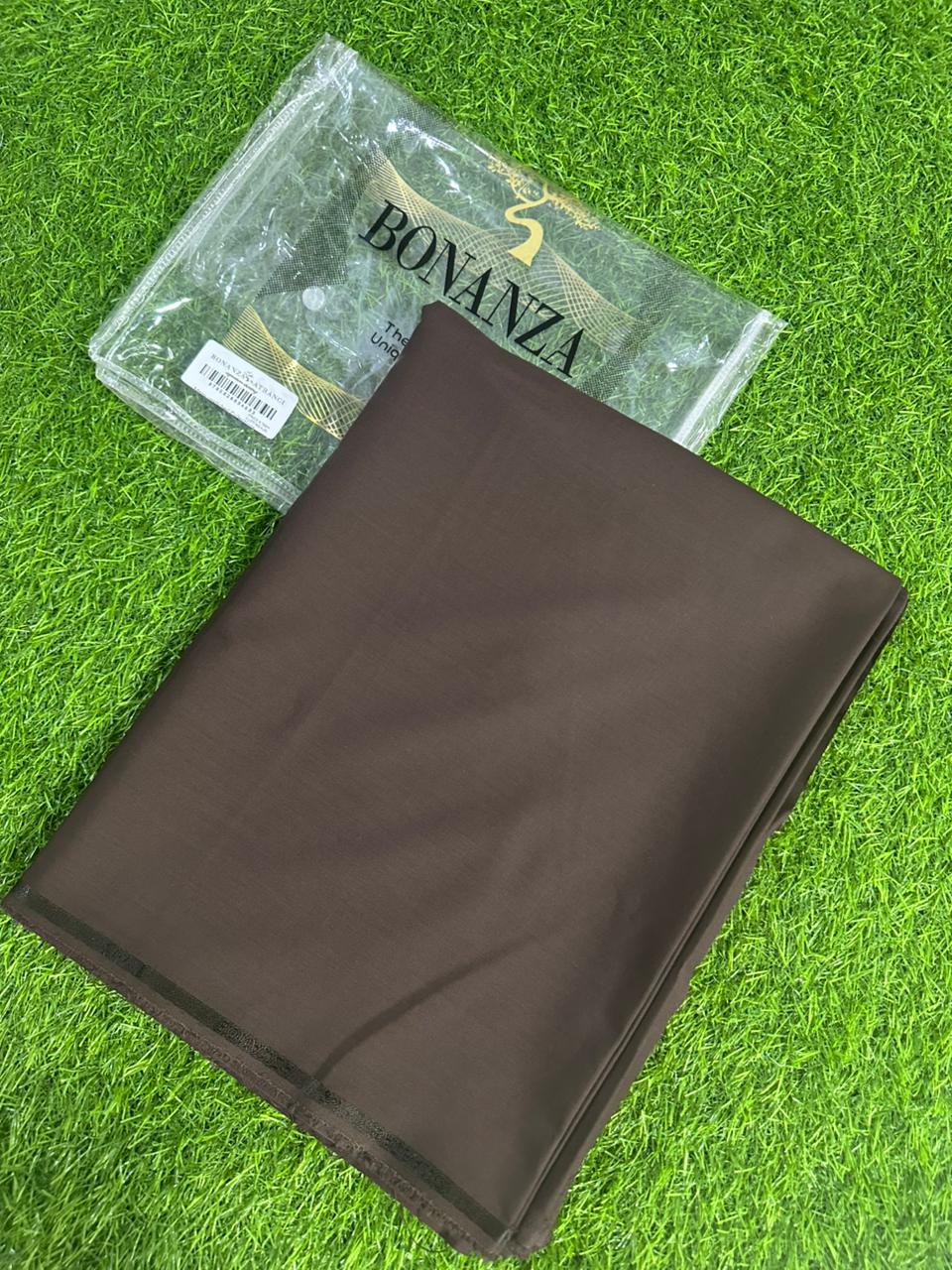 👔 BONANZA Unstitched– Wash & Wear 💞🔥 Gents Collection 2026🔥 Chocolate Brown