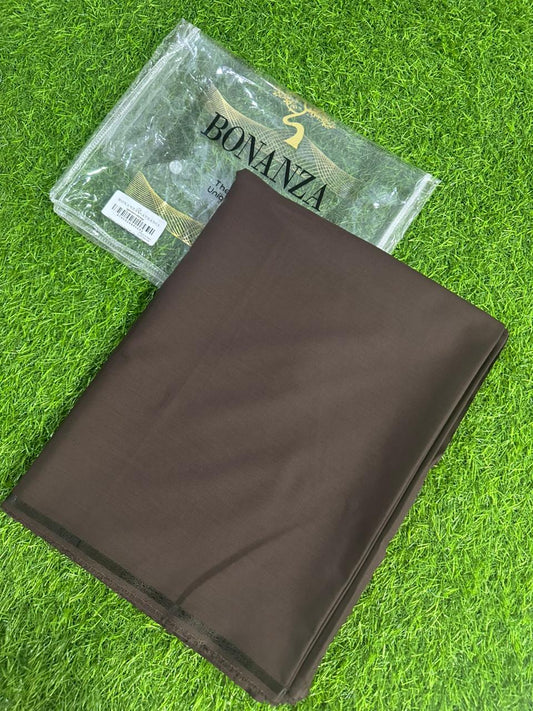 👔 BONANZA Unstitched– Wash & Wear 💞🔥 Gents Collection 2026🔥 Chocolate Brown