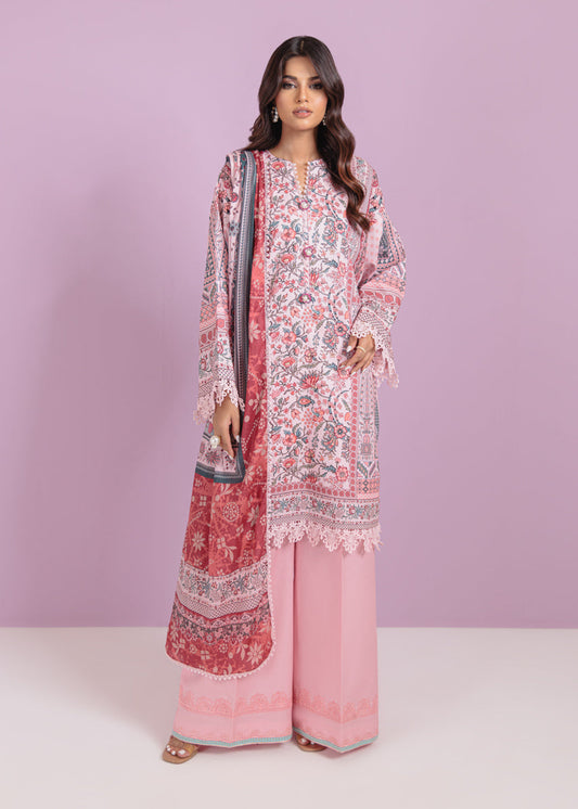 Bonanza Satrangi Unstitched Heritage Floral - 3 Pc (WU3PPBS25LIUN29) 🔥🥰