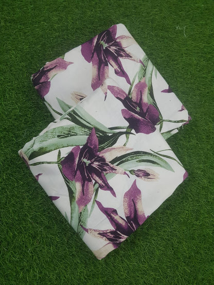 Unstitched Printed Linen 2 Piece Stock Available ❤️