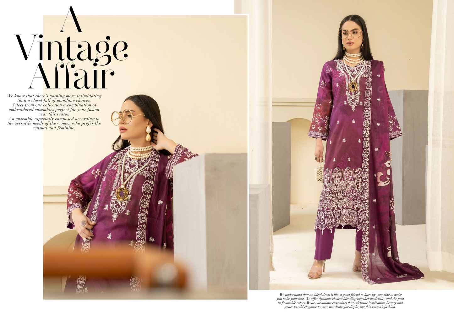 Amaira Manzil Luxury Embroidered Lawn 3 Piece Unstitched Collection