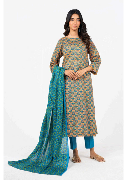 Alkaram 100% Original Cotton Camric 3 Piece 😉🧡 2k25