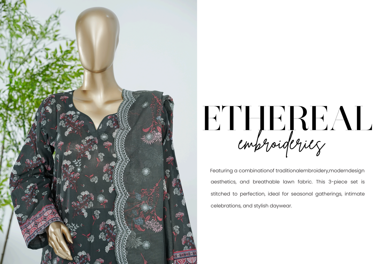 AIFA – ELANOR Collection ΑΕ-909 Embroidered 3 Piece Suit