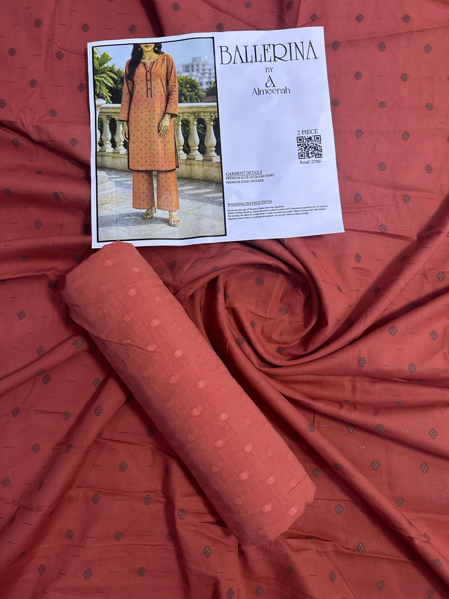 BALLERINA BY ALMEERAH D-9 -  2PCS JACQUARD COLLECTION