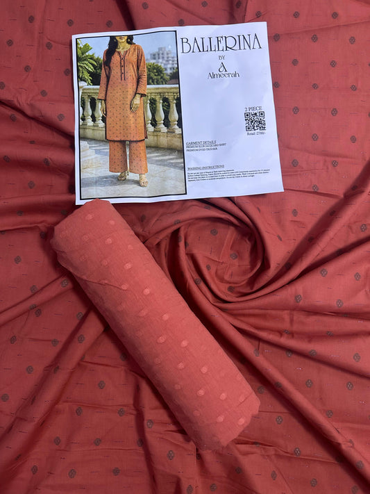 BALLERINA BY ALMEERAH D-9 -  2PCS JACQUARD COLLECTION