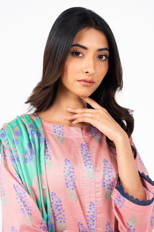 Alkaram 100% Original Lawn 3 Piece 😉🧡