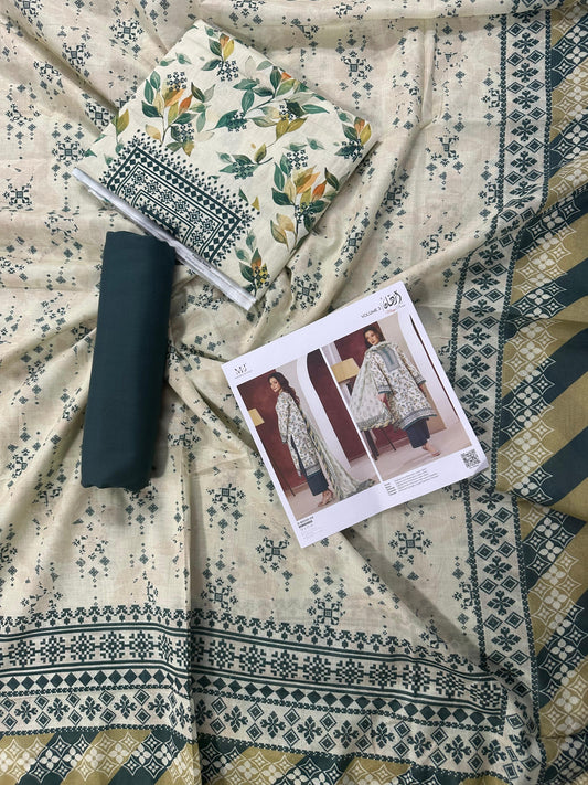 Izhan Magic Premium Digital Printed 3PC Lawn Unstitched Collection Vol.03 - DB0301 04