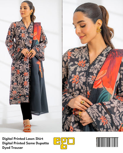 Ego Lawn Unstitched 3Pcs in Wholesale ❤️✅