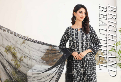 SANASARA EMBROIDED 3P By LEEDS