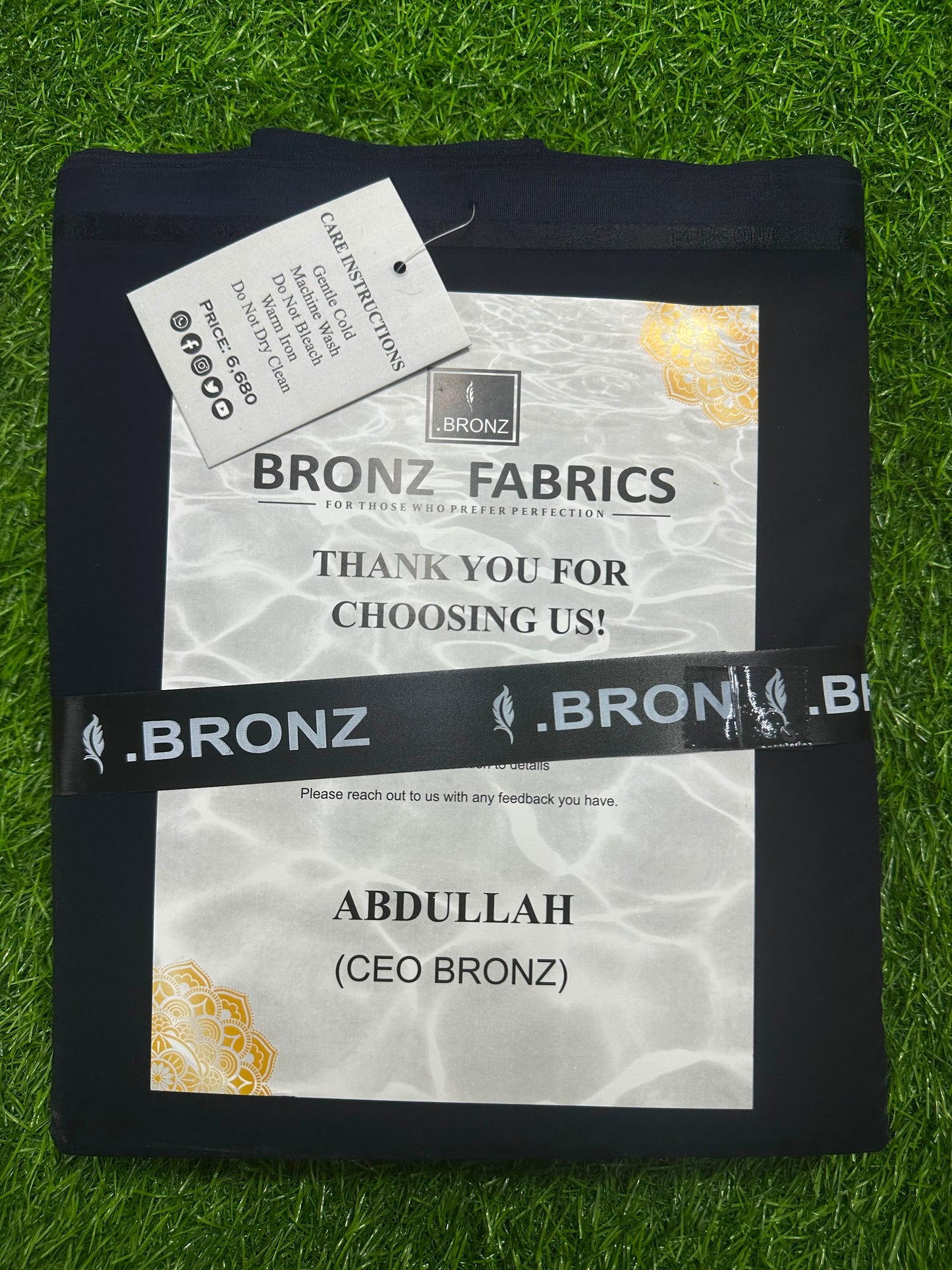 BRONZ NAVY BLUE MEN'S WASH & WEAR COLLECTION