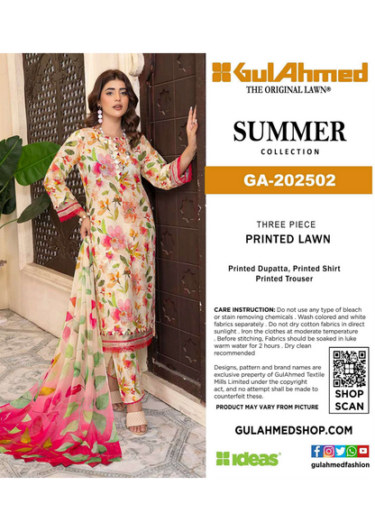 GulAhmed,Khaadi,Zellbury,Ego,Salitex,CrossStitch,Nishat,Firdous,Baroque,Maria.B,Alkaram ,SanaSafinaz Printed Unstitched 3P in 1299🇵🇰🌟