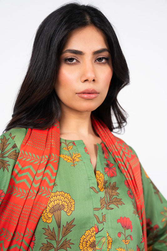 Alkaram 100% Original Lawn 3 Piece 😉🧡