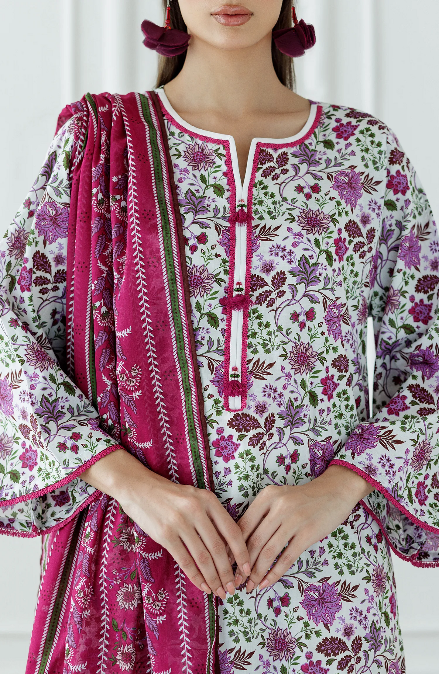 Orient Unstitched Lawn 3 Piece Collection D.C:- OTL-25-099